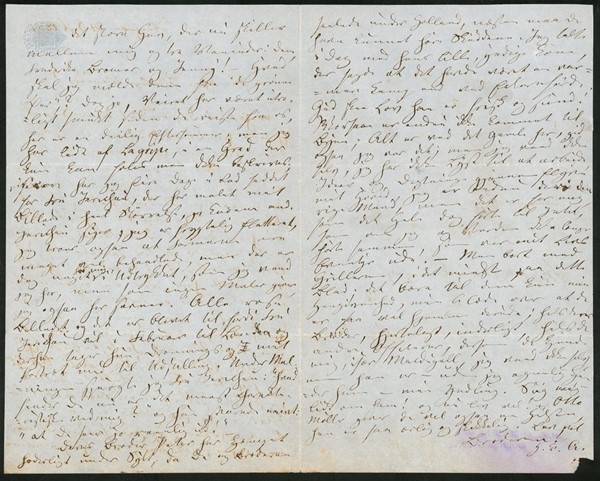 Brev fra H.C. Andersen til Henriette Wulff (24/09-1850)